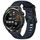 Per Huawei Watch GT Runner 22mm cinturino in silicone strutturato bicolore (blu notte + nero) Per Huawei Watch GT Runner 22mm cinturino in silicone strutturato bicolore (blu notte + nero)