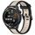 Per Huawei Watch GT Runner 22mm cinturino in silicone strutturato bicolore (Starlight + nero) Per Huawei Watch GT Runner 22mm cinturino in silicone strutturato bicolore (Starlight + nero)