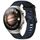 Per Huawei Watch 4 22mm cinturino in silicone strutturato bicolore (blu notte + nero) Per Huawei Watch 4 22mm cinturino in silicone strutturato bicolore (blu notte + nero)