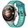 Per Huawei Watch 4 22mm cinturino in silicone strutturato bicolore (verde acqua) Per Huawei Watch 4 22mm cinturino in silicone strutturato bicolore (verde acqua)