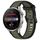 Per Huawei Watch 3 Pro 22mm cinturino in silicone strutturato bicolore (verde + nero) Per Huawei Watch 3 Pro 22mm cinturino in silicone strutturato bicolore (verde + nero)