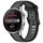 Per Huawei Watch 3 Pro 22mm cinturino in silicone strutturato bicolore (grigio + nero)