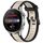 Per Huawei Watch 3 Pro 22mm cinturino in silicone strutturato bicolore (Starlight + nero) Per Huawei Watch 3 Pro 22mm cinturino in silicone strutturato bicolore (Starlight + nero)