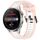 Per Huawei Watch 3 Pro 22mm cinturino in silicone strutturato bicolore (bianco + rosa)