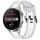 Per Huawei Watch 3 Pro 22mm cinturino in silicone strutturato bicolore (bianco + grigio) Per Huawei Watch 3 Pro 22mm cinturino in silicone strutturato bicolore (bianco + grigio)