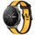Per Huawei GT2 Pro 22mm cinturino in silicone strutturato bicolore (giallo + nero) Per Huawei GT2 Pro 22mm cinturino in silicone strutturato bicolore (giallo + nero)