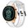 Per Honor Watch GS 4 22mm cinturino in silicone strutturato bicolore (bianco + grigio) Per Honor Watch GS 4 22mm cinturino in silicone strutturato bicolore (bianco + grigio)