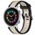 Per Huawei Watch GT2 42mm 20mm cinturino in silicone strutturato bicolore (Starlight + nero) Per Huawei Watch GT2 42mm 20mm cinturino in silicone strutturato bicolore (Starlight + nero)