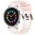 Per Huawei Watch GT2 42mm 20mm cinturino in silicone strutturato bicolore (bianco + rosa) Per Huawei Watch GT2 42mm 20mm cinturino in silicone strutturato bicolore (bianco + rosa)