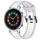 Per Huawei Watch GT2 42mm 20mm cinturino in silicone strutturato bicolore (bianco + grigio) Per Huawei Watch GT2 42mm 20mm cinturino in silicone strutturato bicolore (bianco + grigio)