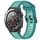 Per Huawei Watch 2 Cinturino in silicone strutturato bicolore da 20 mm (verde acqua)