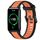 Per Honor Watch ES 20mm cinturino in silicone strutturato bicolore (arancione + nero) Per Honor Watch ES 20mm cinturino in silicone strutturato bicolore (arancione + nero)