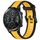Per Honor MagicWatch2 42mm 20mm cinturino in silicone strutturato bicolore (giallo + nero) Per Honor MagicWatch2 42mm 20mm cinturino in silicone strutturato bicolore (giallo + nero)