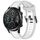 Per Honor MagicWatch2 42mm 20mm cinturino in silicone strutturato bicolore (bianco + grigio) Per Honor MagicWatch2 42mm 20mm cinturino in silicone strutturato bicolore (bianco + grigio)