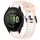 Per cinturino in silicone strutturato bicolore Garmin Forerunner 165 da 20 mm (bianco + rosa) Per cinturino in silicone strutturato bicolore Garmin Forerunner 165 da 20 mm (bianco + rosa)