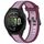 Per cinturino in silicone testurizzato bicolore Garmin Forerunner 165 da 20 mm (viola) Per cinturino in silicone testurizzato bicolore Garmin Forerunner 165 da 20 mm (viola)