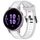 Per cinturino in silicone strutturato bicolore Garmin Active 5 20mm (bianco + grigio) Per cinturino in silicone strutturato bicolore Garmin Active 5 20mm (bianco + grigio)