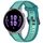 Per cinturino per orologio in silicone strutturato bicolore Garmin Active 5 20mm (verde acqua)