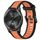Per cinturino in silicone strutturato bicolore Garmin VivoMove Trend da 20 mm (arancione + nero) Per cinturino in silicone strutturato bicolore Garmin VivoMove Trend da 20 mm (arancione + nero)