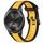 Per cinturino in silicone strutturato bicolore Garmin VivoMove Trend da 20 mm (giallo + nero) Per cinturino in silicone strutturato bicolore Garmin VivoMove Trend da 20 mm (giallo + nero)
