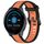 Per cinturino in silicone strutturato bicolore Garmin Vivoactive3 Music da 20 mm (arancione + nero) Per cinturino in silicone strutturato bicolore Garmin Vivoactive3 Music da 20 mm (arancione + nero)