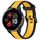 Per cinturino in silicone strutturato bicolore Garmin Venu 2 Plus da 20 mm (giallo + nero) Per cinturino in silicone strutturato bicolore Garmin Venu 2 Plus da 20 mm (giallo + nero)