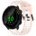 Per cinturino in silicone strutturato bicolore Garmin Forerunner 158 da 20 mm (bianco + rosa) Per cinturino in silicone strutturato bicolore Garmin Forerunner 158 da 20 mm (bianco + rosa)
