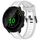 Per cinturino in silicone strutturato bicolore Garmin Forerunner 158 da 20 mm (bianco + grigio) Per cinturino in silicone strutturato bicolore Garmin Forerunner 158 da 20 mm (bianco + grigio)
