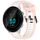 Per cinturino in silicone strutturato bicolore Garmin Forerunner 55 da 20 mm (bianco + rosa) Per cinturino in silicone strutturato bicolore Garmin Forerunner 55 da 20 mm (bianco + rosa)