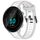 Per cinturino in silicone strutturato bicolore Garmin Forerunner 55 da 20 mm (bianco + grigio) Per cinturino in silicone strutturato bicolore Garmin Forerunner 55 da 20 mm (bianco + grigio)