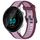 Per cinturino per orologio in silicone strutturato bicolore Garmin Forerunner 55 da 20 mm (viola) Per cinturino per orologio in silicone strutturato bicolore Garmin Forerunner 55 da 20 mm (viola)
