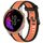 Per cinturino in silicone strutturato bicolore Garmin Venu da 20 mm (arancione + nero) Per cinturino in silicone strutturato bicolore Garmin Venu da 20 mm (arancione + nero)