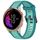 Per cinturino per orologio in silicone testurizzato bicolore Garmin Venu da 20 mm (verde acqua) Per cinturino per orologio in silicone testurizzato bicolore Garmin Venu da 20 mm (verde acqua)