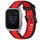 Per cinturino in silicone strutturato bicolore Garmin Venu SQ da 20 mm (rosso + nero) Per cinturino in silicone strutturato bicolore Garmin Venu SQ da 20 mm (rosso + nero)