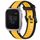 Per cinturino in silicone strutturato bicolore Garmin Venu SQ da 20 mm (giallo + nero) Per cinturino in silicone strutturato bicolore Garmin Venu SQ da 20 mm (giallo + nero)
