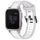 Per cinturino in silicone testurizzato bicolore Garmin Venu SQ da 20 mm (bianco + grigio) Per cinturino in silicone testurizzato bicolore Garmin Venu SQ da 20 mm (bianco + grigio)