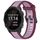 Cinturino per orologio in silicone strutturato bicolore da 20 mm per Garmin Forerunner 245/245 Music (viola) Cinturino per orologio in silicone strutturato bicolore da 20 mm per Garmin Forerunner 245/245 Music (viola)