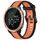 Per Garmin Forerunner 645/645 Music 20mm cinturino in silicone strutturato bicolore (arancione + nero) Per Garmin Forerunner 645/645 Music 20mm cinturino in silicone strutturato bicolore (arancione + nero)