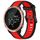 Per Garmin Forerunner 645/645 Music 20mm cinturino in silicone strutturato bicolore (rosso + nero) Per Garmin Forerunner 645/645 Music 20mm cinturino in silicone strutturato bicolore (rosso + nero)