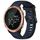 Per Garmin Forerunner 645/645 Music 20mm cinturino in silicone strutturato bicolore (blu notte + nero)