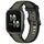 Per cinturino per orologio in silicone testurizzato bicolore Garmin Forerunner Sq2 / Sq2 Music da 20 mm (verde + nero)