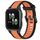 Per cinturino per orologio in silicone testurizzato bicolore Garmin Forerunner Sq2 / Sq2 Music da 20 mm (arancione + nero) Per cinturino per orologio in silicone testurizzato bicolore Garmin Forerunner Sq2 / Sq2 Music da 20 mm (arancione + nero)