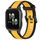 Per cinturino per orologio in silicone testurizzato bicolore Garmin Forerunner Sq2 / Sq2 Music da 20 mm (giallo + nero) Per cinturino per orologio in silicone testurizzato bicolore Garmin Forerunner Sq2 / Sq2 Music da 20 mm (giallo + nero)