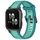 Per cinturino per orologio in silicone testurizzato bicolore Garmin Forerunner Sq2 / Sq2 Music da 20 mm (verde acqua) Per cinturino per orologio in silicone testurizzato bicolore Garmin Forerunner Sq2 / Sq2 Music da 20 mm (verde acqua)