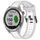 Per cinturino in silicone strutturato bicolore Garmin Approach S40 da 20 mm (bianco + grigio) Per cinturino in silicone strutturato bicolore Garmin Approach S40 da 20 mm (bianco + grigio)