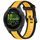 Per cinturino in silicone strutturato bicolore Garmin Forerunner 265S 18 mm (giallo + nero) Per cinturino in silicone strutturato bicolore Garmin Forerunner 265S 18 mm (giallo + nero)