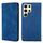 Custodia per telefono in pelle magnetica Skin Feel per Samsung Galaxy S24 Ultra 5G (blu)