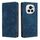 Custodia per telefono in pelle magnetica con spazzola antifurto RFID per Honor Magic6 Pro (blu) Custodia per telefono in pelle magnetica con spazzola antifurto RFID per Honor Magic6 Pro (blu)