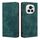 Custodia per telefono in pelle magnetica con spazzola antifurto RFID per Honor Magic6 Pro (verde) Custodia per telefono in pelle magnetica con spazzola antifurto RFID per Honor Magic6 Pro (verde)