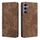Custodia per telefono in pelle magnetica con spazzola antifurto RFID per Samsung Galaxy S24+ 5G (marrone) Custodia per telefono in pelle magnetica con spazzola antifurto RFID per Samsung Galaxy S24+ 5G (marrone)